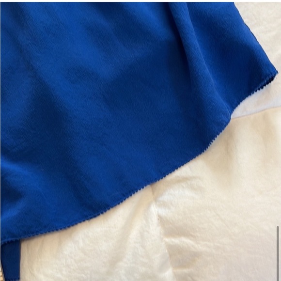 100% Silk Colbalt Blue Wilfred Romper from Aritizia - Picture 8 of 10